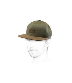 Reell snapback green suede Suede Cap military olive